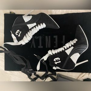 Fenty (Rihanna) pointy toe boots.  Size 11